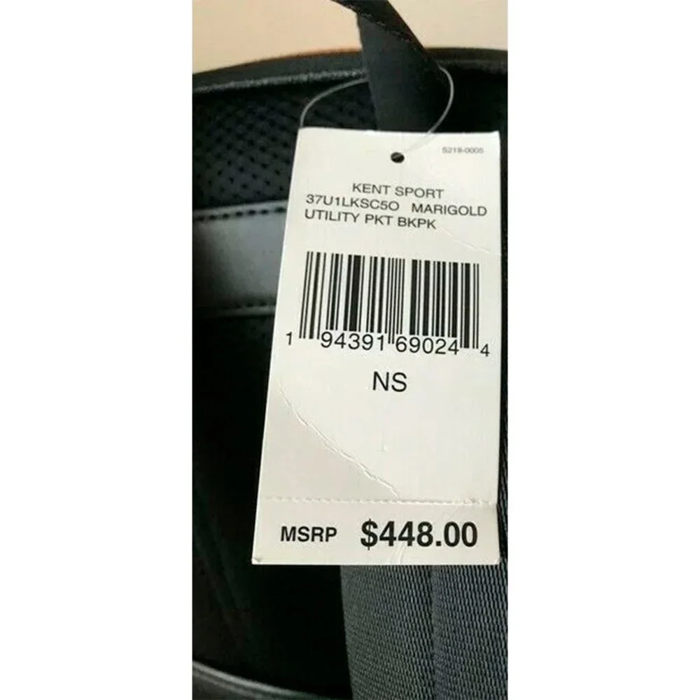 S Michael Kors Kent Sport Utility Large Yellow Gold Backpack 37U1LKSC50 $448